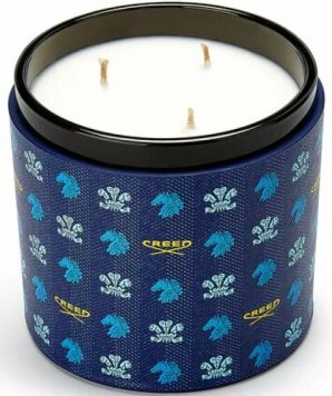 ����� Vanisia Blue Leather Candle
