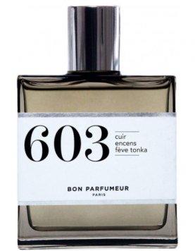 603 cuir, encens, fève tonka